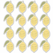 Eigene Limoncello Label Lemon Stickers (Vorderseite)
