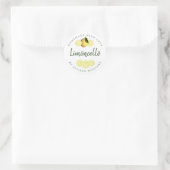 Eigene Limoncello-Marke Weiß Runder Aufkleber (Tasche)