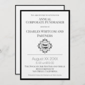 Eigene Logo-Firmenveranstaltung Einladung (Vorne/Hinten)