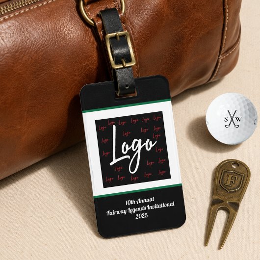 Eigene Logo-Golf-Turnier individuell gestalten Gepäckanhänger