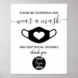 Eigene Logo-Markenbezeichnung Business Safety Wear Poster