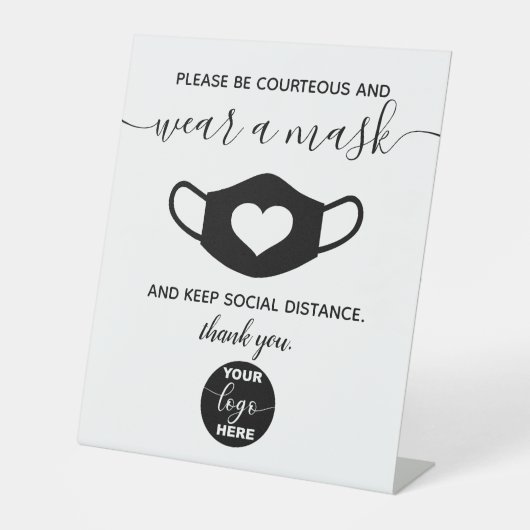 Eigene Logo-Markenbezeichnung Business Safety Wear Sockelschild (Vorderseite)