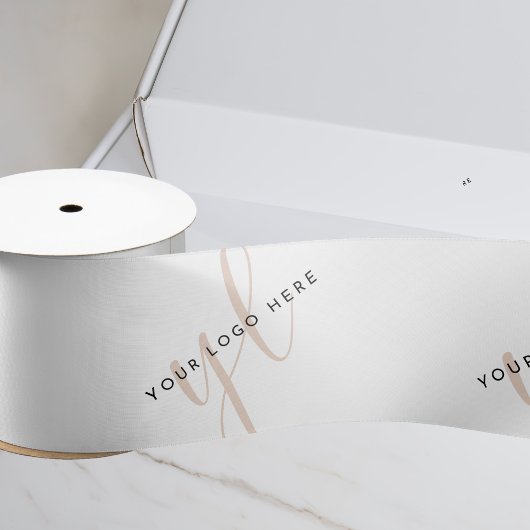 Eigene Logo-Markenbezeichnung für kleine Unternehm Satinband