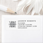 Eigene Logo-Minimalistische Business-Info-Labels (Insitu)