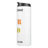 Eigene Logo- und Textförderungswärme Thermosbecher (Nach rechts gedreht)