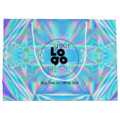 Eigene Logo-Verpackung Großpapier-Einkaufstasche Große Geschenktüte (Rückseite)