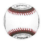 Eigene Logo-Werbeaktion Basierend auf Ihren Farben Baseball (Rückseite)
