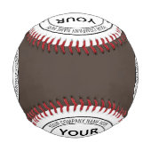 Eigene Logo-Werbeaktion Basierend auf Ihren Farben Baseball (Vorderseite)