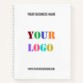 Eigene Logo-Werbeaktion für Ihr Business-Notebook Notizblock (Vorderseite)