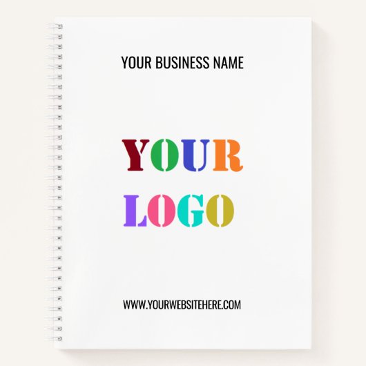 Eigene Logo-Werbeaktion für Ihr Business-Notebook Notizblock (Vorderseite)