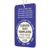 Eigene Logo-Werbeaktion NAVY Car Air Freshener Autolufterfrischer (Links)