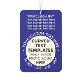 Eigene Logo-Werbeaktion NAVY Car Air Freshener Autolufterfrischer (Rückseite)