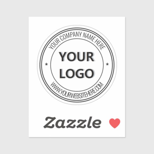 Eigene Logo-Werbeaktion Personalisiert Aufkleber (Blatt)