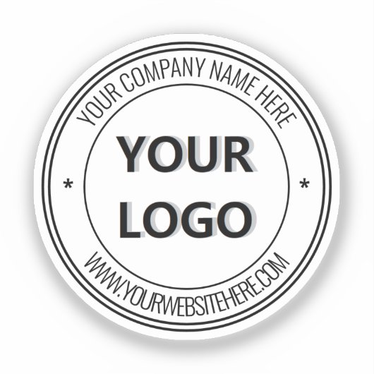 Eigene Logo-Werbeaktion Personalisiert Aufkleber (Vorderseite)