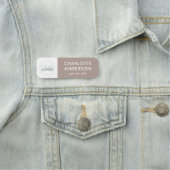 Eigene Logofirmen Namensschild (Beispiel)