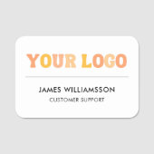 Eigene Logokombination Magnetic oder Button Back E (Vorderseite)