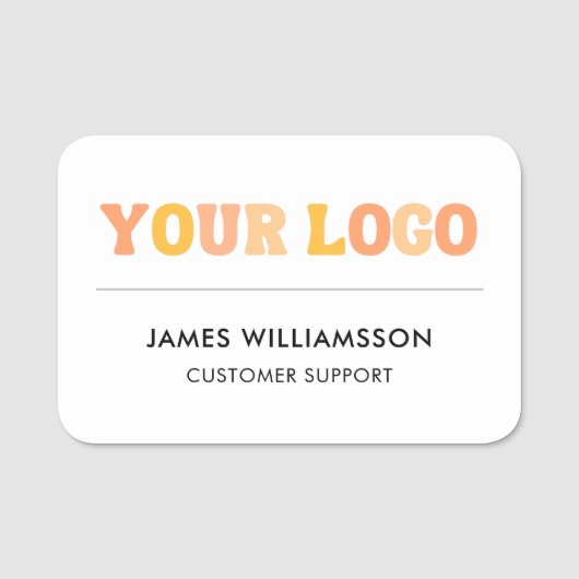 Eigene Logokombination Magnetic oder Button Back E (Vorderseite)