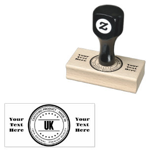 Eigene Logos für den Text, auf horizontalem Holz g Gummistempel