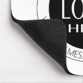 Eigene Logos und Rundschreiben hinzufügen Mousepad (Ecke)