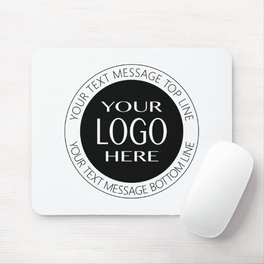 Eigene Logos und Rundschreiben hinzufügen Mousepad (Mit Mouse)