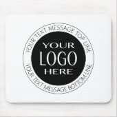 Eigene Logos und Rundschreiben hinzufügen Mousepad (Vorne)