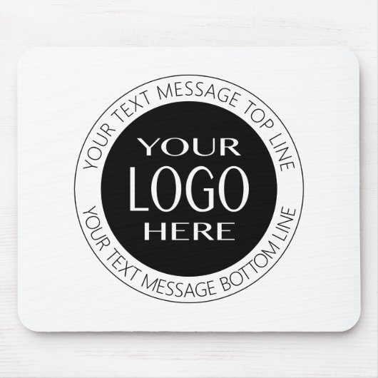 Eigene Logos und Rundschreiben hinzufügen Mousepad (Vorne)