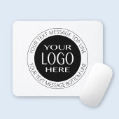 Eigene Logos und Rundschreiben hinzufügen Mousepad