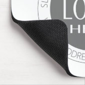 Eigene Logos und Rundschreiben hinzufügen Mousepad (Ecke)