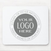 Eigene Logos und Rundschreiben hinzufügen Mousepad (Vorne)