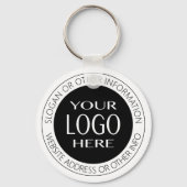 Eigene Logos und Rundschreiben hinzufügen Schlüsselanhänger (Vorderseite)