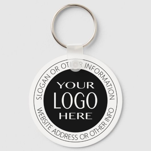 Eigene Logos und Rundschreiben hinzufügen Schlüsselanhänger (Vorderseite)