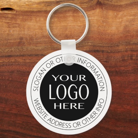 Eigene Logos und Rundschreiben hinzufügen Schlüsselanhänger (Vorderseite)