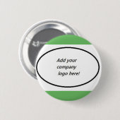 Eigene Markenbezeichnung für Ihr Firmenlogo Button (Vorne & Hinten)