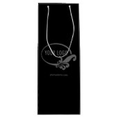 Eigene Markenbezeichnungen für Weingiftbeutel Geschenktüte Für Weinflaschen (Vorderseite)