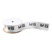 Eigene Markenlogos WeißFarbband Satinband (Spule)