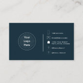 Eigene, moderne Minimalistische Logos Visitenkarte (Vorderseite)