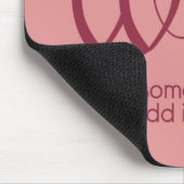 Eigene Mono-Mousepad für Wein Zitat Mousepad (Ecke)