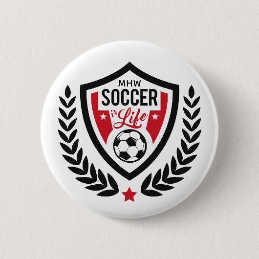 Eigene Monogram-Logo-Buttons Button (Vorderseite)