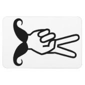 Eigene Mustache-Magnete gewinnen Magnet (Horizontal)