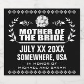 Eigene Mutter der Braut Bierflaschenetikett (Einzelnes Label)