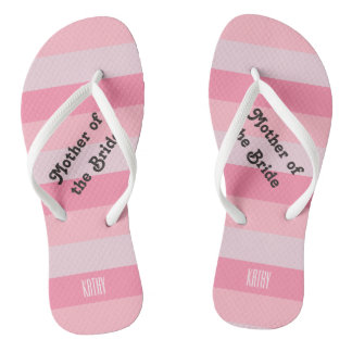 Eigene Mutter der Braut Flip Flops - Rosa Badesandalen