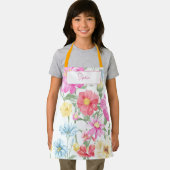 eigene Name-Blume drucken Schürze für Kinder (Insitu)