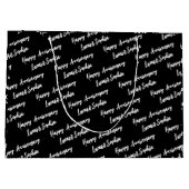 Eigene Namensjubiläum Großes Geschenktüte anpassen (Rückseite)