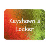 Eigene Namensschattierungen von Orange & Green Pre Magnet (Horizontal)