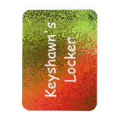 Eigene Namensschattierungen von Orange & Green Pre Magnet (Vertikal)