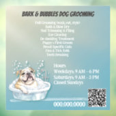 Eigene Niedliche Dog Pet Grooming Fensteraufkleber (Blatt 3)