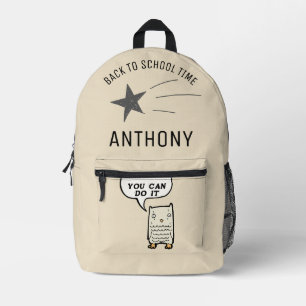 Eigene niedliche Handschrift gezeichnet Howl lusti Bedruckter Rucksack