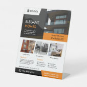 Eigene Objektsignatur Sockelschild (Vorderseite)