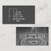 eigene oder fallen Splash-Wellen Splash Visitenkar Visitenkarte (Vorne/Hinten)