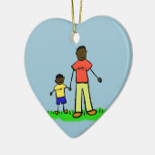 Eigene Ornamente für Vater und Sohn (Links)